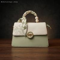 Luxury Pearl Handle Handbag