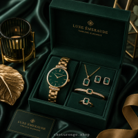 Premium Ladies Watch & Jewelry Combo Gift Set